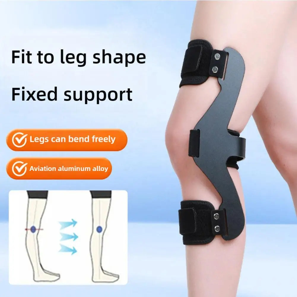 Knee Hyperextension Orthosis for Hemiplegia, Knee Joint Fixation Brace, Leg Recovery Stabilizers with Arch Support