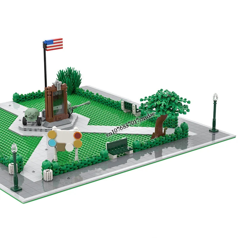 MOC Back to the Future modular Clock Tower Courthouse Mall model DIY creative ideas Children Toy birthday Gift christmas Blocks