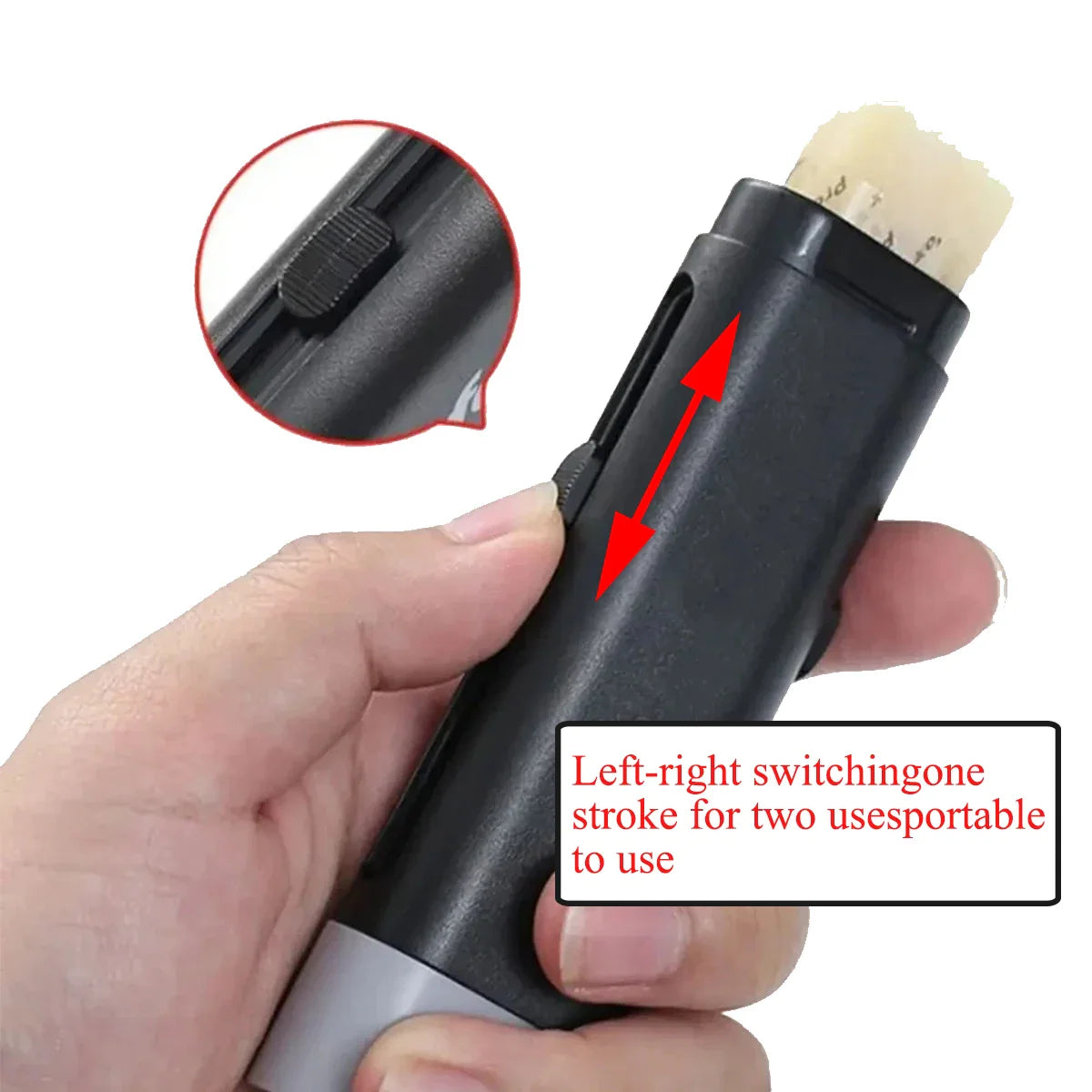 Nettoyeur professionnel de cordes de guitare à double tête et stylo dérouillant, outil d'entretien de cordes tout-en-un pour électrique/basse/violon 1 pièce