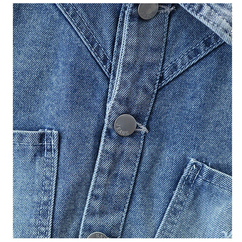 Manteau en jean pour adolescentes Printemps Automne Orné de perles Nœud papillon Veste à la mode pour enfants de 3 4 5 6 8 10 12 ans Vêtement d'extérieur décontracté