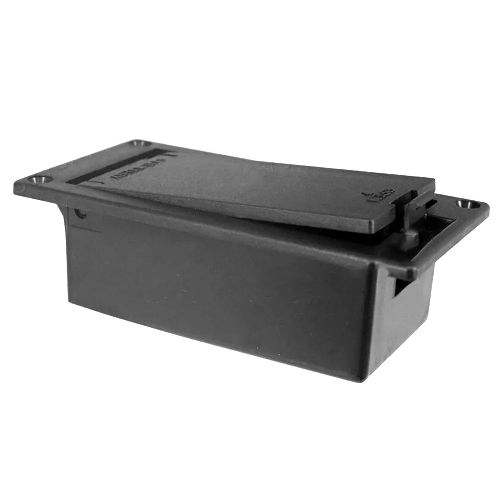 Boîte de batterie 9V pour guitare électrique basse et micro actif avec connecteur, boîte de support de batterie 72.5x38.3mm, partie musicale en plastique 1 pièce