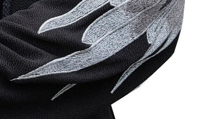 Hoodie brodé pour hommes, streetwear de luxe blanc sans marque, automne, pas cher, Emo, style Hip Hop