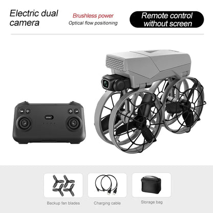 Drones 4k professionnel 10km flux optique sans brosse pliant double miroir photographie aérienne professionnelle avec drone à cardan servo