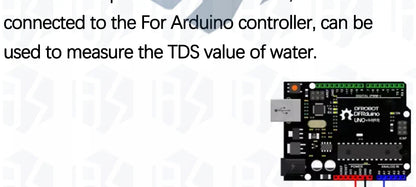Capteur TDS V1.0, Module de carte, filtre de compteur d'eau, mesure de la qualité de l'eau pour Arduino UNOR3