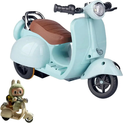 Labubu Accessories Labubu Have A Seat Toy - Labubu Scooter with LED Lights & Music Cute Desk Decor for Labubu Doll Collectors