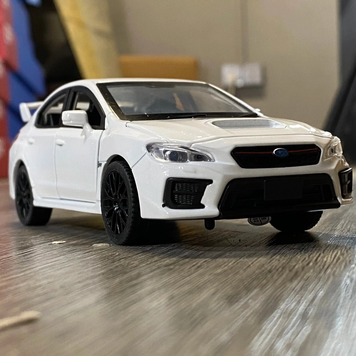1:30 Subaru Impreza WRX STI 2020 supercar alliage moulé sous pression modèle accessoires de voiture ornements intérieurs de voiture saint valentin pour ami