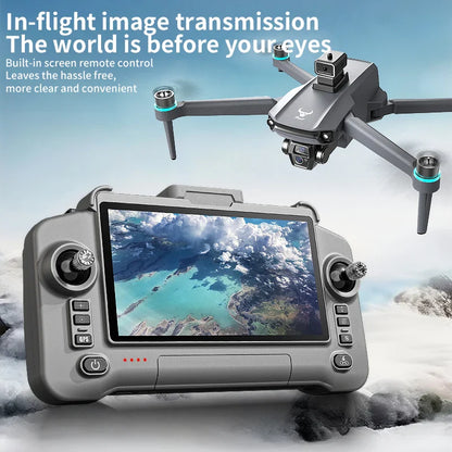 Drone GPS avec écran tactile caméra EIS Anti-secouement 8K Drones aériens sans brosse 5G GPS 8K caméras HD grand UAV Dron RC quadrirotor