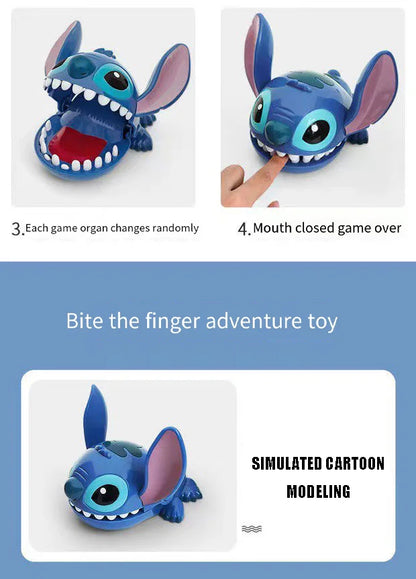 Stitch Biting Finger Toy Interactive Desktop Game Cute Alien Prank Gadget for Kids Family Parent Child Bonding Fun Party Favor