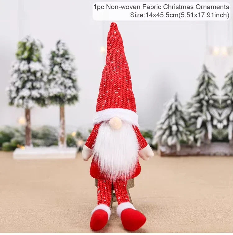Faceless Christmas Decorations for Home, Christmas Tree Ornament, Merry Butter, New Year Gifts, 2024, 2025