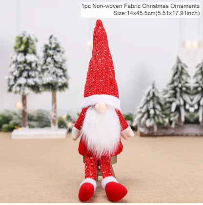 Faceless Christmas Decorations for Home, Christmas Tree Ornament, Merry Butter, New Year Gifts, 2024, 2025