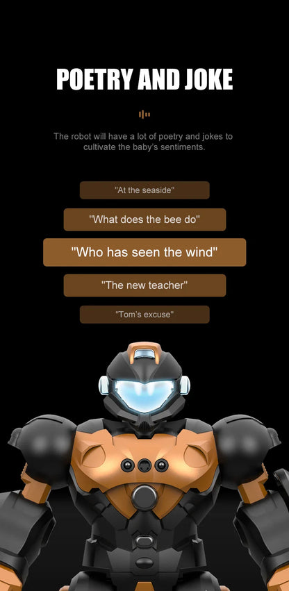 Jouet Robot RC, programmation intelligente, geste contrôlé par la voix, télécommande LED, Robot de danse Intelligent, jouet pour enfants, cadeaux