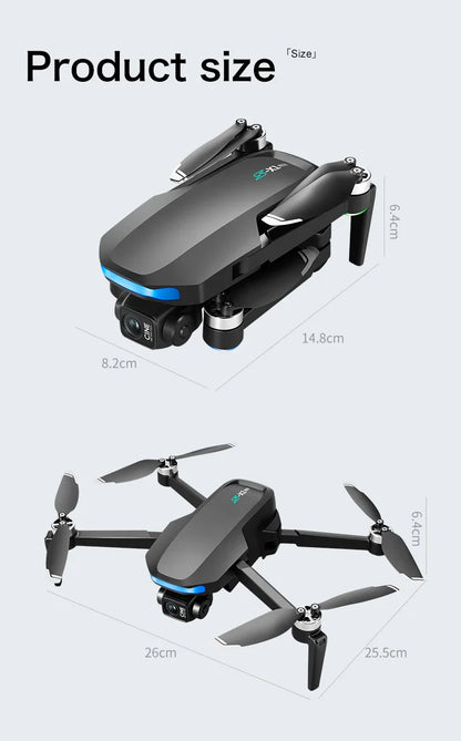 S-X1 MAX Drone GPS 4K professionnel HD EIS Caméras 3 axes Cardan aérien sans balais Écran 4.5" 5G WIFI FPV Drones RC Quadricoptère