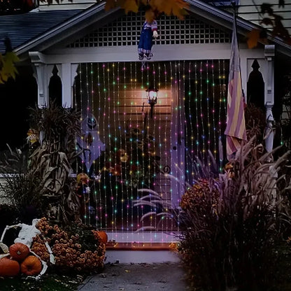 Rideau lumineux solaire 600/300/200/100LED, guirlande lumineuse féerique d'extérieur, décorations de noël et de mariage, décoration de jardin