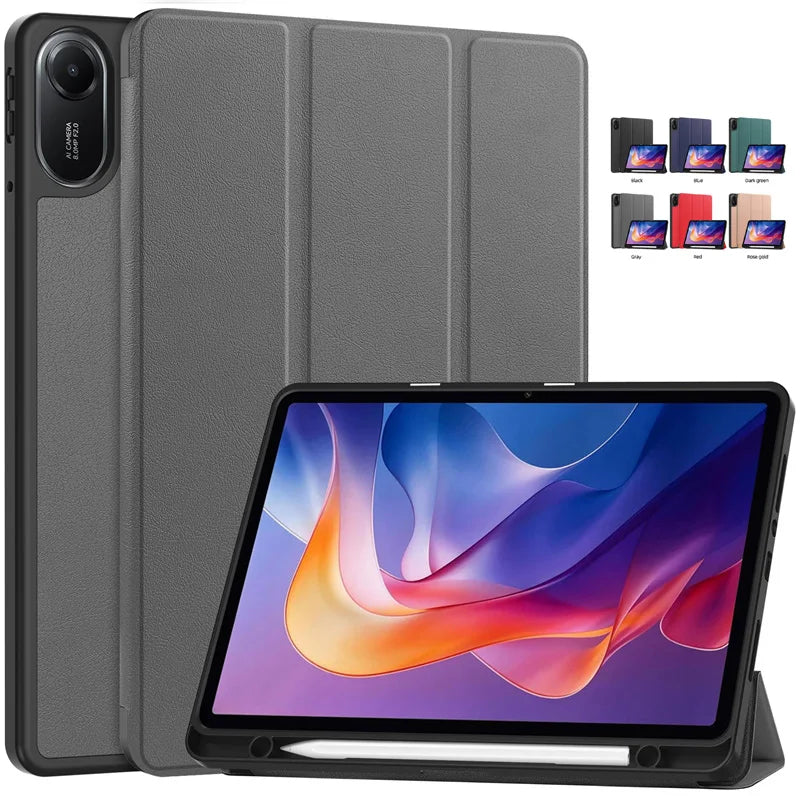 For Xiaomi Redmi Pad 2 11 inch 2025 Case with Pen Holder Magnetic Fold Stand Smart Cover For Funda Redmi Pad 2 Case Coque