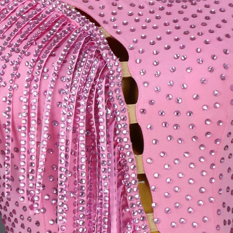 Robes de soirée pour femmes, vêtements de danse latine, Costume de danse Sexy, jupe de bal, Costume de sport sur scène pour filles, nouvelle collection 2026