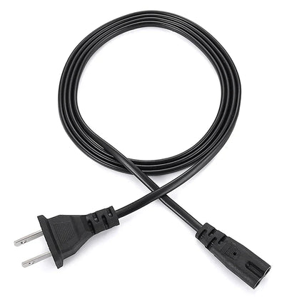 EU Power Cable 2pin IEC C7 US Power Extension Cord For Dell Laptop Charger Epson Printer Radio Speaker PS4