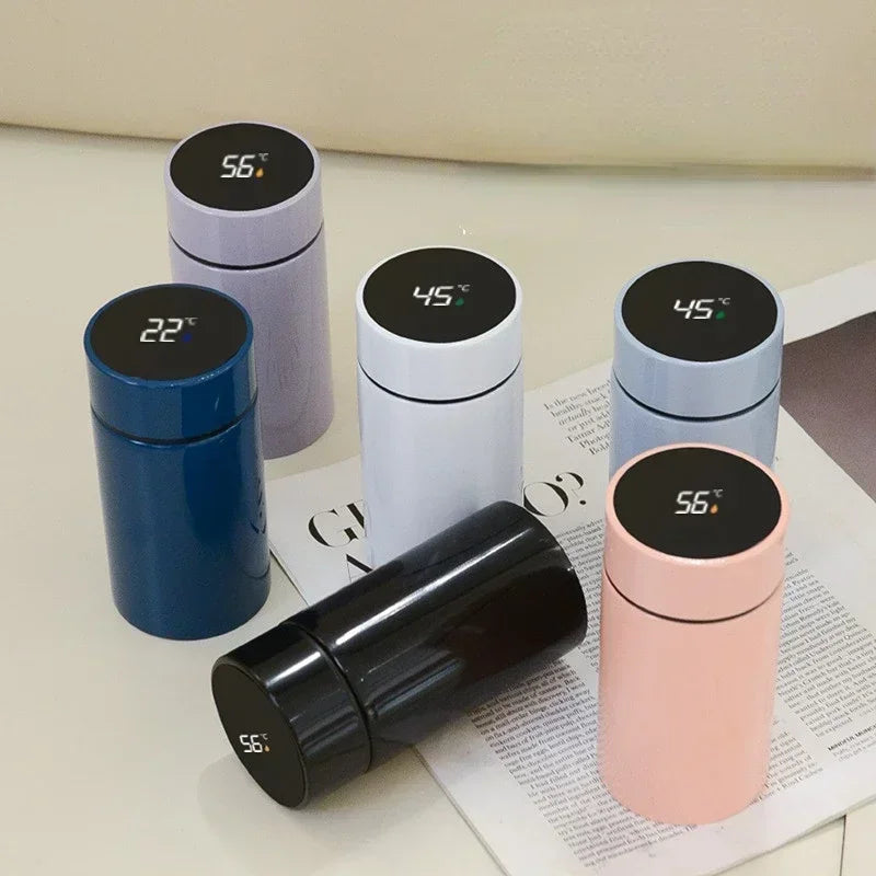 Bouteille d'eau thermos intelligente 200ML avec affichage de température, bouteille isotherme en acier inoxydable avec filtre, tasse à thé