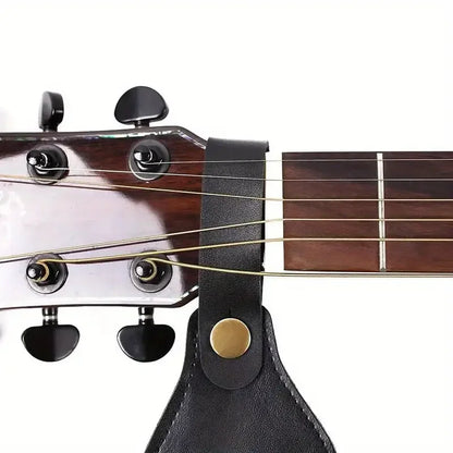 Adaptateur de poupée de bouton de sangle de guitare, en cuir Vintage avec loquet pour ukulélé, basse, pièces de guitares acoustiques et électriques, 1 pièce
