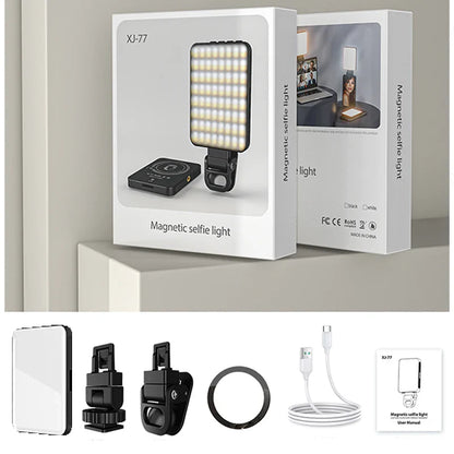Mini anneau lumineux LED magnétique pour Selfie, pour iPhone 17 16 15 Pro/15 Pro Max/14 Pro/14 Pro Max/13 Pro/Pro Max Streaming
