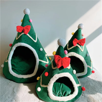 Maisons pour chats, lits de Noël, accessoires d'hiver pour animaux de compagnie, lits chauds, accessoires pour chiots, coussins, maisons, habitats pour chiens.
