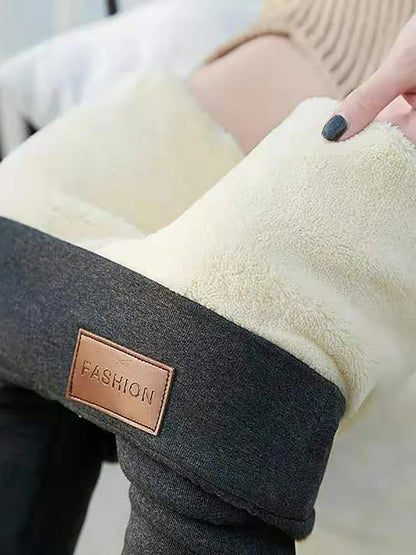 Legging taille haute sans couture pour femme avec intérieur en polaire doux, thermique, chaud, isolé, pour l'hiver. Collant polaire chaud pour femme. Vêtements d'hiver pour femme.