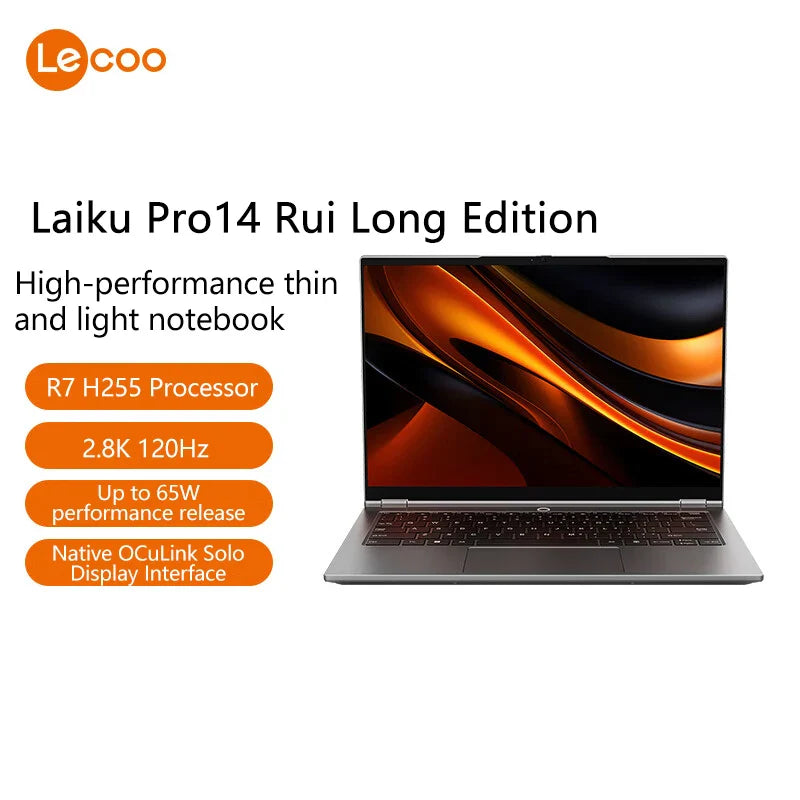 Lenovo Lecoo Pro14 2025 Laptop  R7 H255 32GB+1TB 14'' 2.8K 120Hz