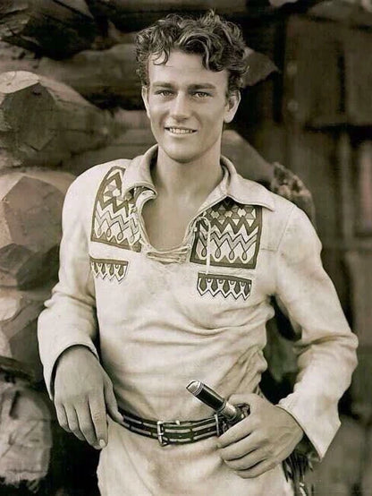 5D DIY Diamond Painting Cowboy John Wayne Full Round Diamond Mosaic Picture of Rhinestones Diamond Embroidery Home Decoration