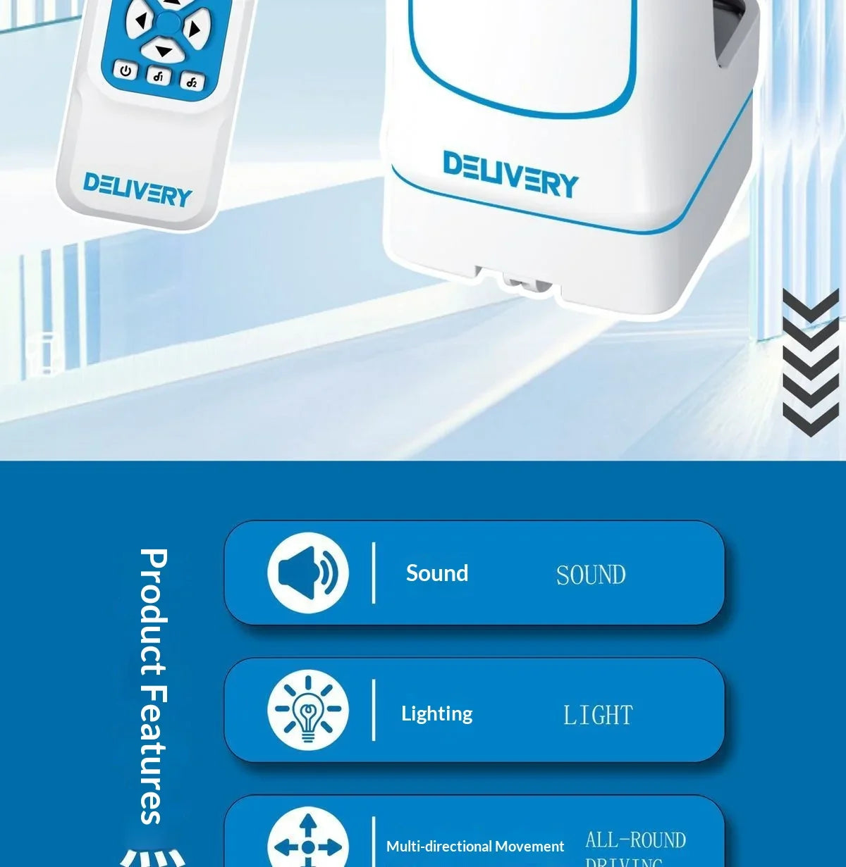 Robot de livraison de nourriture à distance (capsule de transport de boissons et de collations) : un jouet interactif parent-enfant pour enfants qui sert également