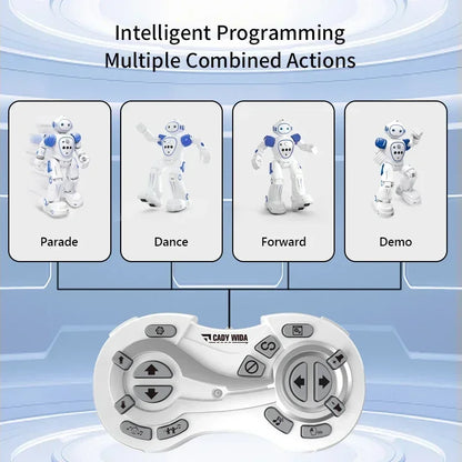 JJRC Rc Robot enfants Intelligent télécommande Robots jouets programmés électrique détection de geste Machine de danse enfants cadeau de noël