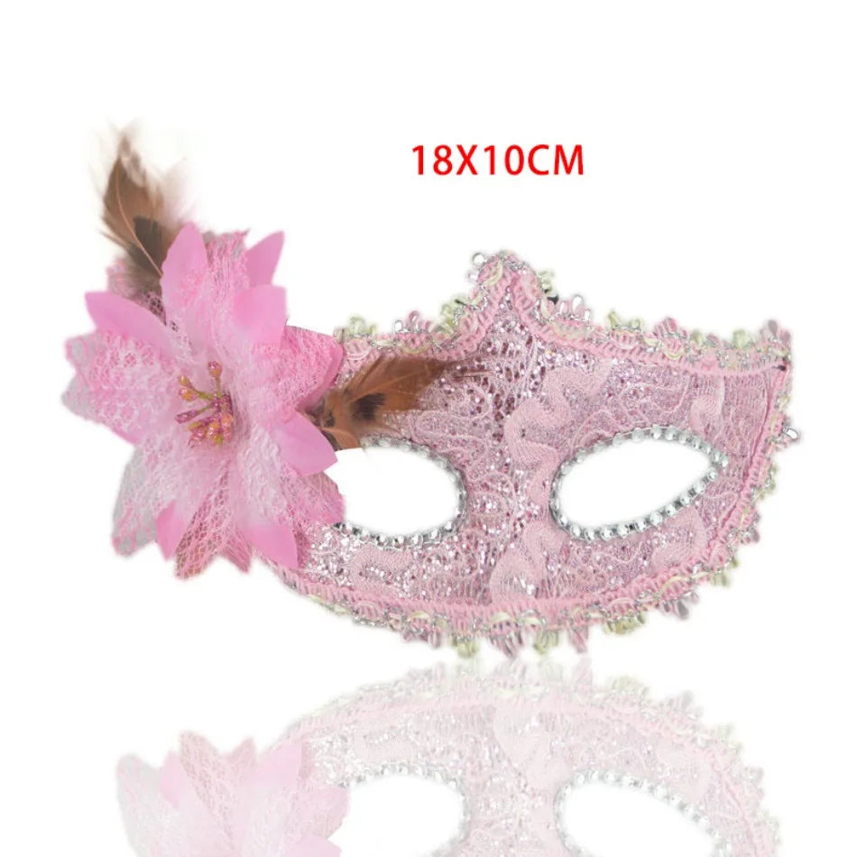 Masques de mascarade de mariage, maquillage d'halloween, dentelle, Costume noir vénitien, masque pour les yeux Vintage pour dame, robe de soirée fantaisie Cosplay