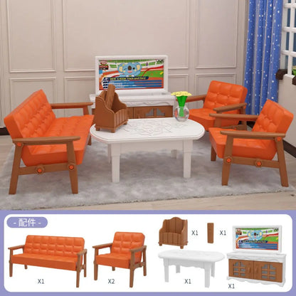 Mini-supermarché, jeux de shopping, accessoires de maison de poupée, jouets éducatifs pour enfants, jouets d'interaction familiale