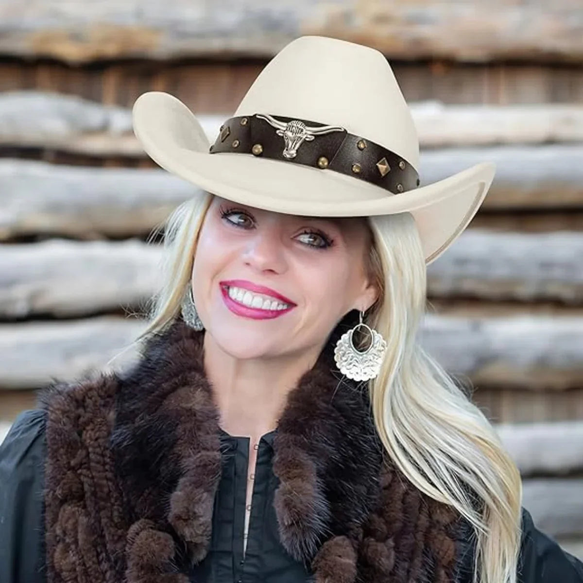 Nouveau Chapeau de Cowboy de Style Occidental pour Hommes et Femmes Chapeau de Gentleman Rétro à Large Bord Chapeau de Cowgirl Jazz Chapeaux de Soleil Tendance pour l'Été