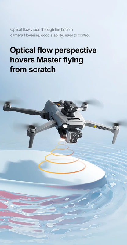 K19MAX GPS Drone avec caméra HD 4K Dron 5G WIFI 4.5 pouces écran LCD télécommande quadrirotor jouets moteur sans brosse FPV Drone