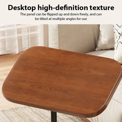 Table d'appoint rotative à hauteur réglable, multifonctionnelle, légère, pour canapé, café, thé, salon, bureau mobile