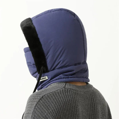 Chapeau chaud d'hiver pour hommes et femmes, Protection des oreilles de cyclisme d'automne et d'hiver avec velours épais pour la Protection contre le froid