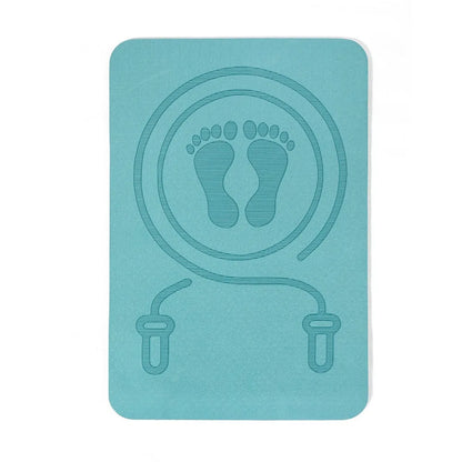 Fitness Carpet Anti-noise Jump Rope Mat Cushioning TPE Yoga Fitness Mats Thickening Waterproof Skipping Mat Yoga