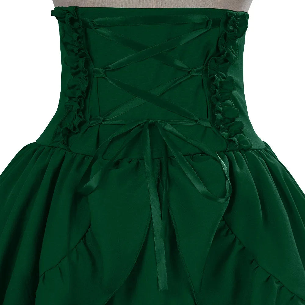 Victorian Costume with Renaissance Elements Dress Stylish Arrival European Multiple Layers Costume for Women Female Garment