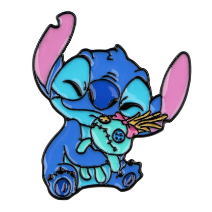 Stitch Enamel Pin Lapel Pins Badges on Backpack Brooches for Clothes Women's Brooch Cool Jewelry Accessories Gifts