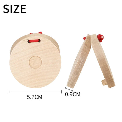 Orff Soundboard en bois pour enfants, cadeaux éducatifs de musique précoce pour garçons et filles, castagnettes, rythme