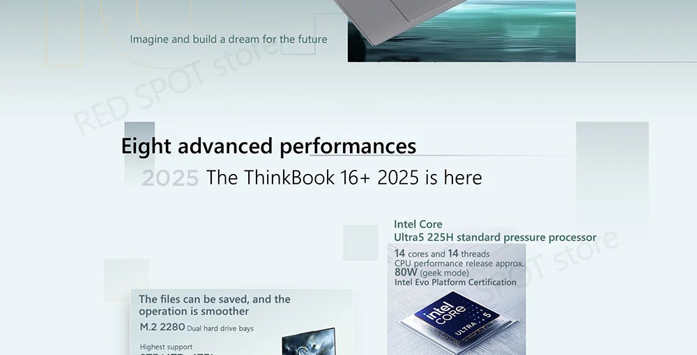 Lenovo ThinkBook 16+  2025 laptop U9 285H ARC 32G+1TB SSD 16'' 3.2K 165Hz