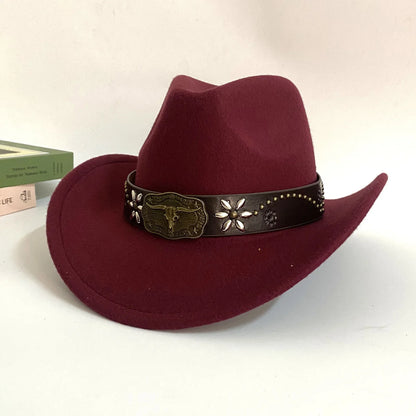 Chapeau de Cowboy occidental Vintage, chapeaux de Cowboy occidentaux classiques, chapeaux de Cowgirl de Cowboy de Style occidental pour voyage pêche randonnée été