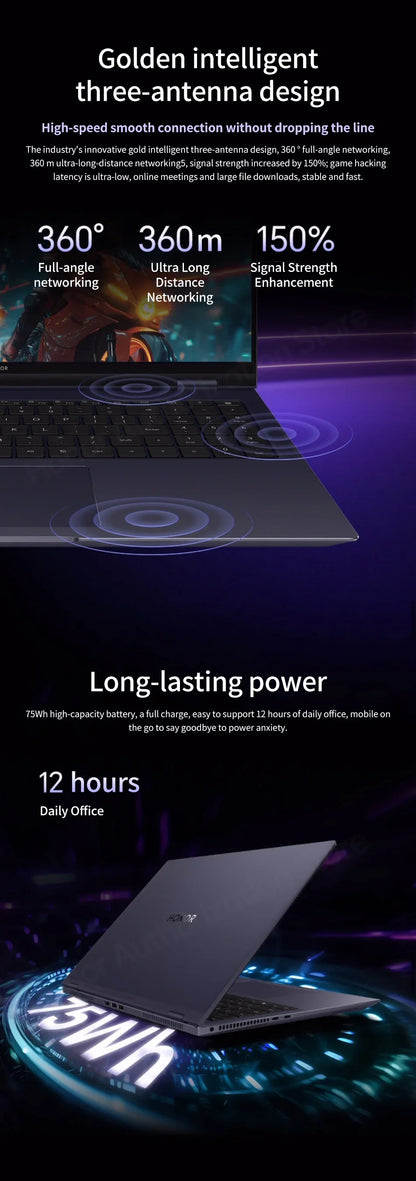 Honor MagicBook Pro 16 ,16 ",Intel® Core™Ultra 5 125H 24GB 1TB RTX4060,IPS ,3072*1920