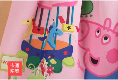 Peppa Pig Peppa George Personality Cartoon Holiday Gift Kawaii Kids Cotton Dress Creative Cute Girls Sleeveless Skirt Wholesale