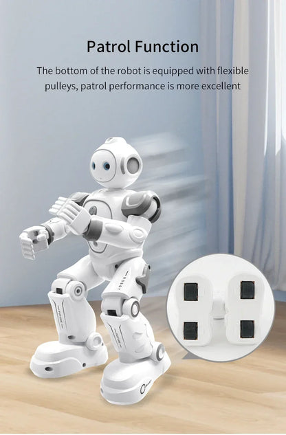 JJRC Rc Robot enfants Intelligent télécommande Robots jouets programmés électrique détection de geste Machine de danse enfants cadeau de noël