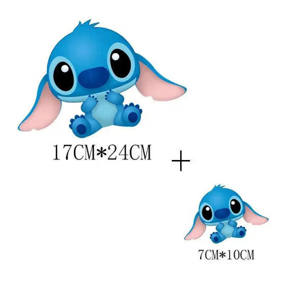 Cute Stitch MINISO Lilo & Stitch Heat Transfer Stickers Iron-on Transfers For Clothing Thermoadhesive Adhesive Patches Kawaii