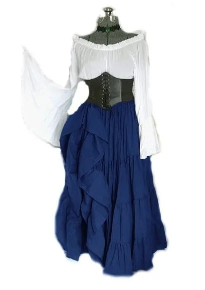 Masquerade Victorian Gothic Queen Evening Dress Medieval Renaissance Elf Princess Lolita Party Women Dance Retro Cosplay Costume