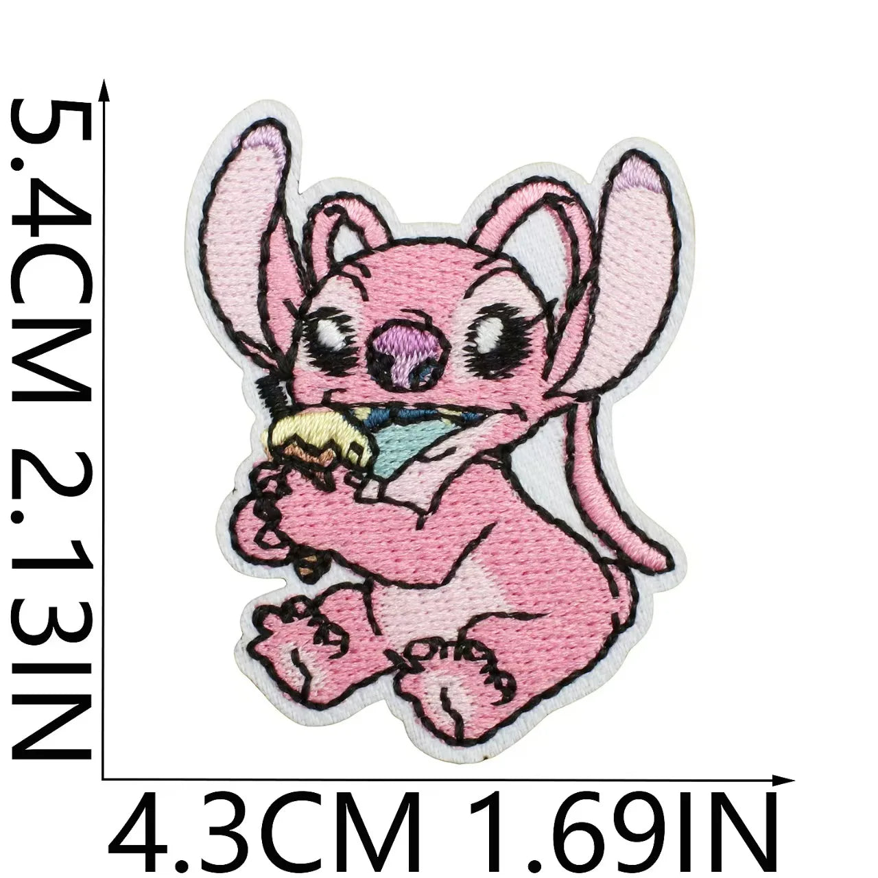 Stitchou Écussons à Repasser pour Vêtements Appliqués Brodés Bandes Dessin Animé pour Vêtements Veste Jeans Décoration DIY