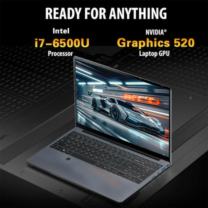 ACEKAMAS 15.6" Intel Core i7 6500U i3 6100U Laptop Computer Windows 11 Pro 16GB DDR4 1TB SSD Notebook PC Portable Laptops Gaming