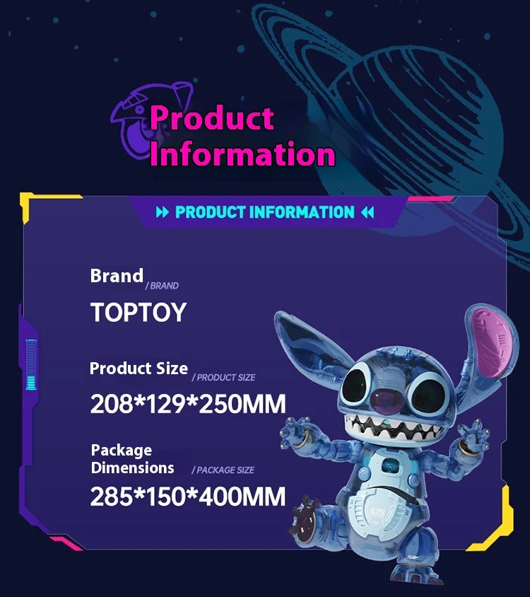 Toptoy Stitch 626 Experimental Body Building Block Puzzle Stitch Assembling Toy Building Block Ornaments Graduation Gift