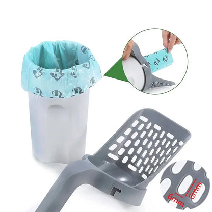 All-in-one cat litter scoop, for pet filter, clean toilet, lazy person's waste picker, cat litter box, accessory, pet products